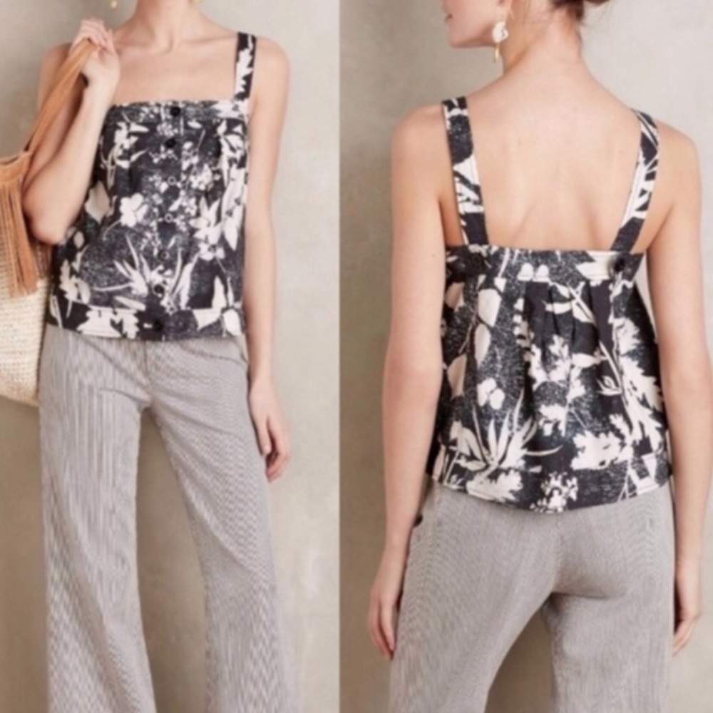 HD in Paris for Anthro Laurel Floral Tank Top
